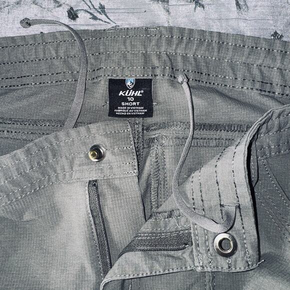 KUHL Horizn Gray Ripstop Skinny Pants 10 Short Hiking Climbing Outdoor Active - Picture 7 of 11